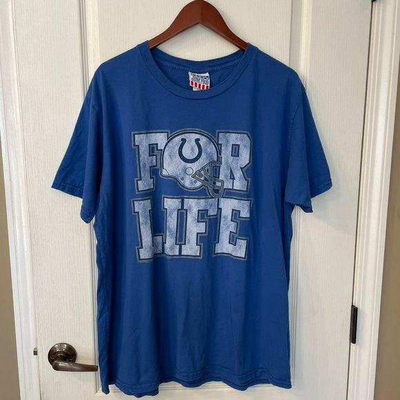 Junk Food Clothing Other - Junk Food | VTG Indianapolis Colts Football NFL Spell Out Graphic Tee Shirt XXL